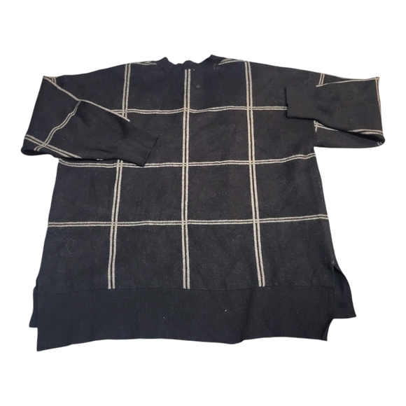 Philosophy Women’s V-Neck 3/4” Sleeves Sweater Black Size 2X - Picture 2 of 6